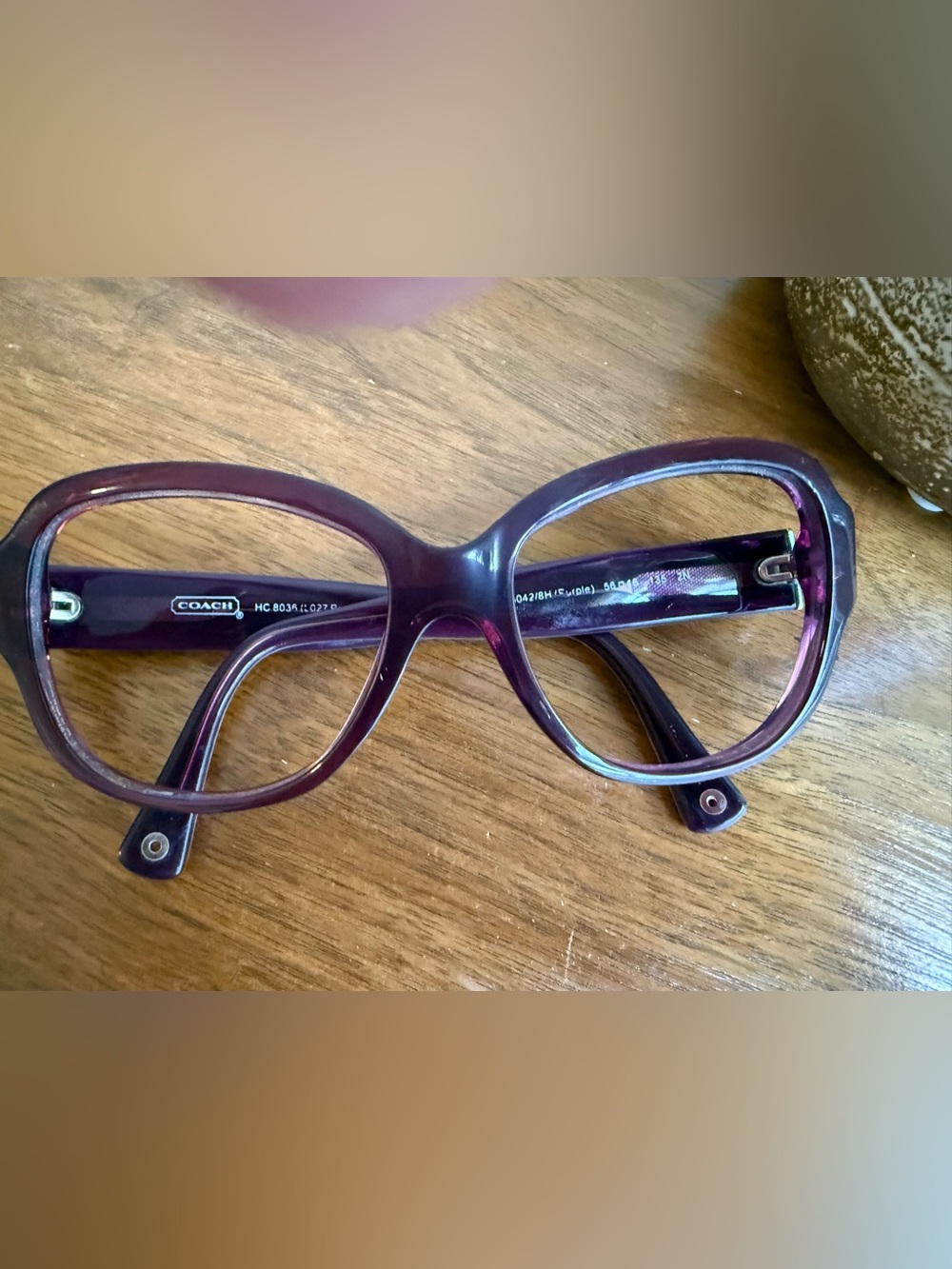 Vintage Coach Pamela frames add your own lenses Y2K